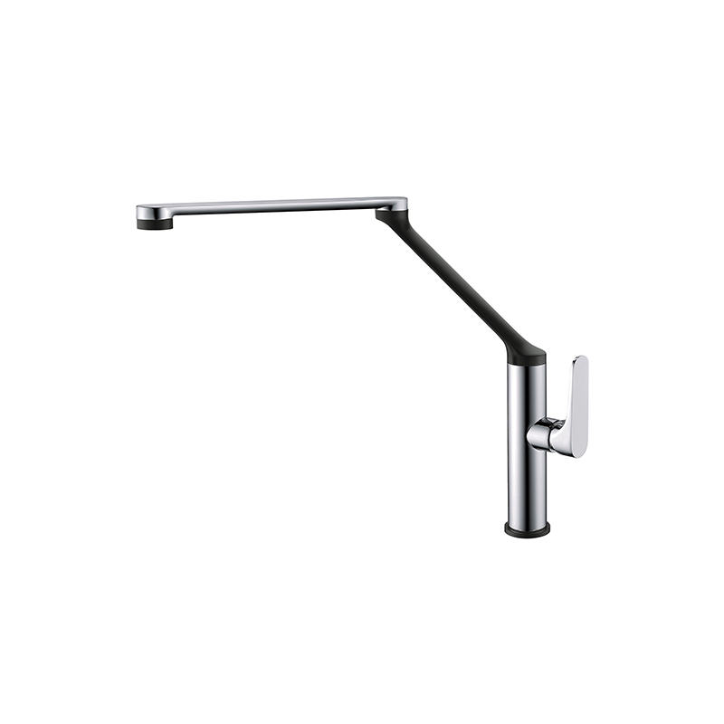 Zenmo Exon7 Sink Mixer in Chrome / Black