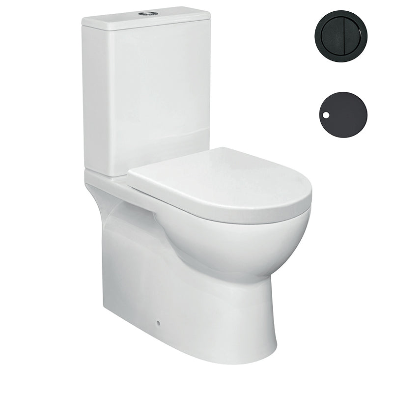 Zenmo Bianco-II Toilet Suite in Matte Black