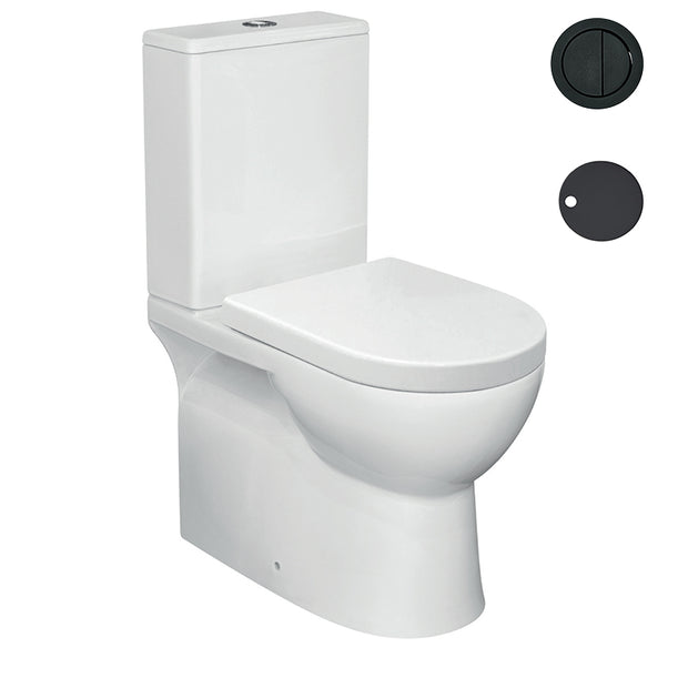 Zenmo Bianco-II Toilet Suite in Matte Black