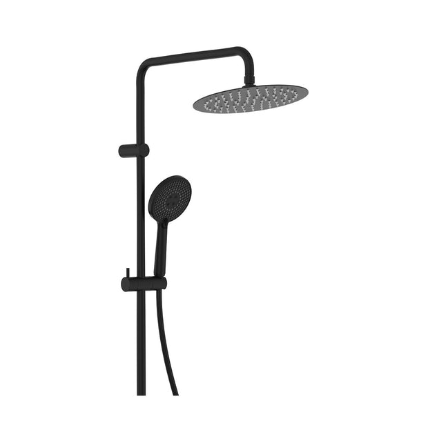 Kaya Retrofit Twin Shower in Matte Black