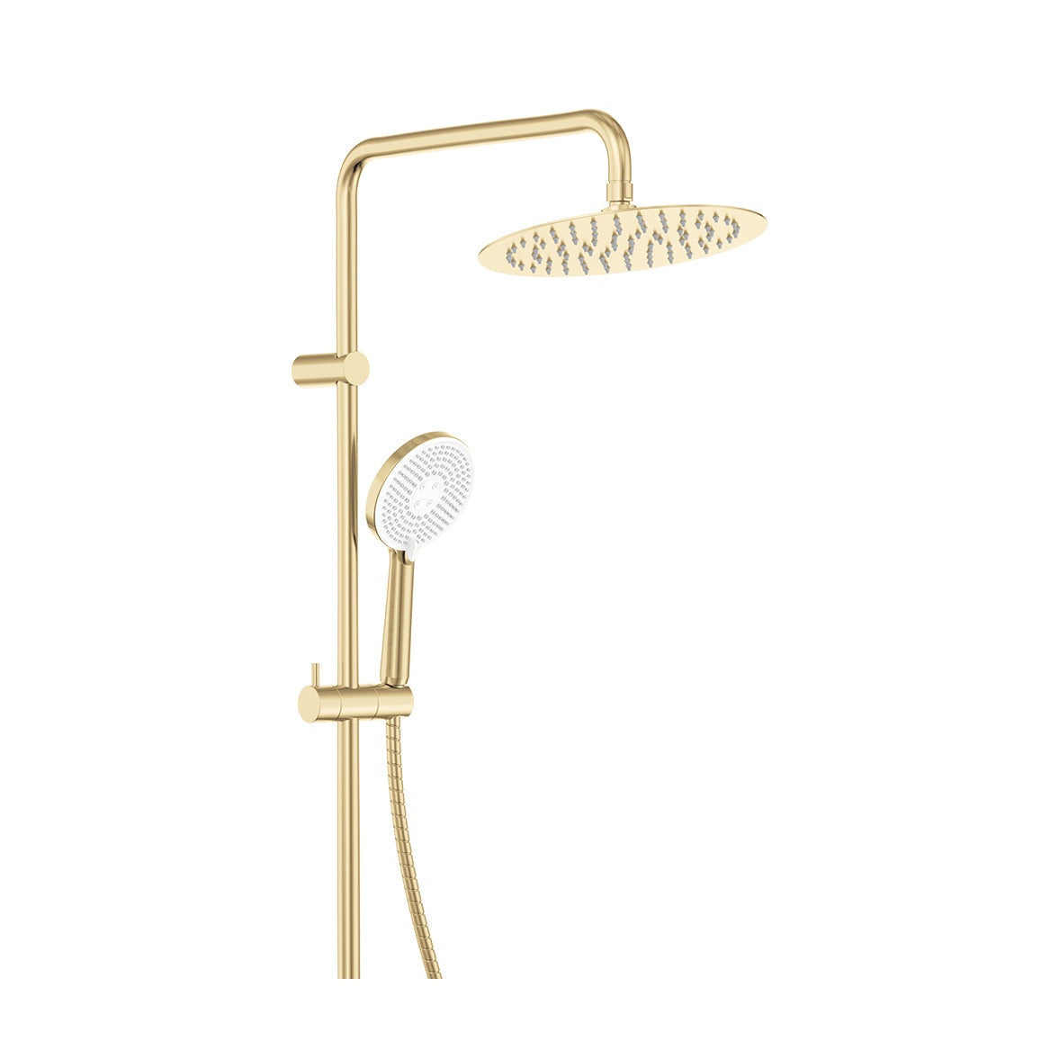 Kaya Retrofit Twin Shower in Urban Brass
