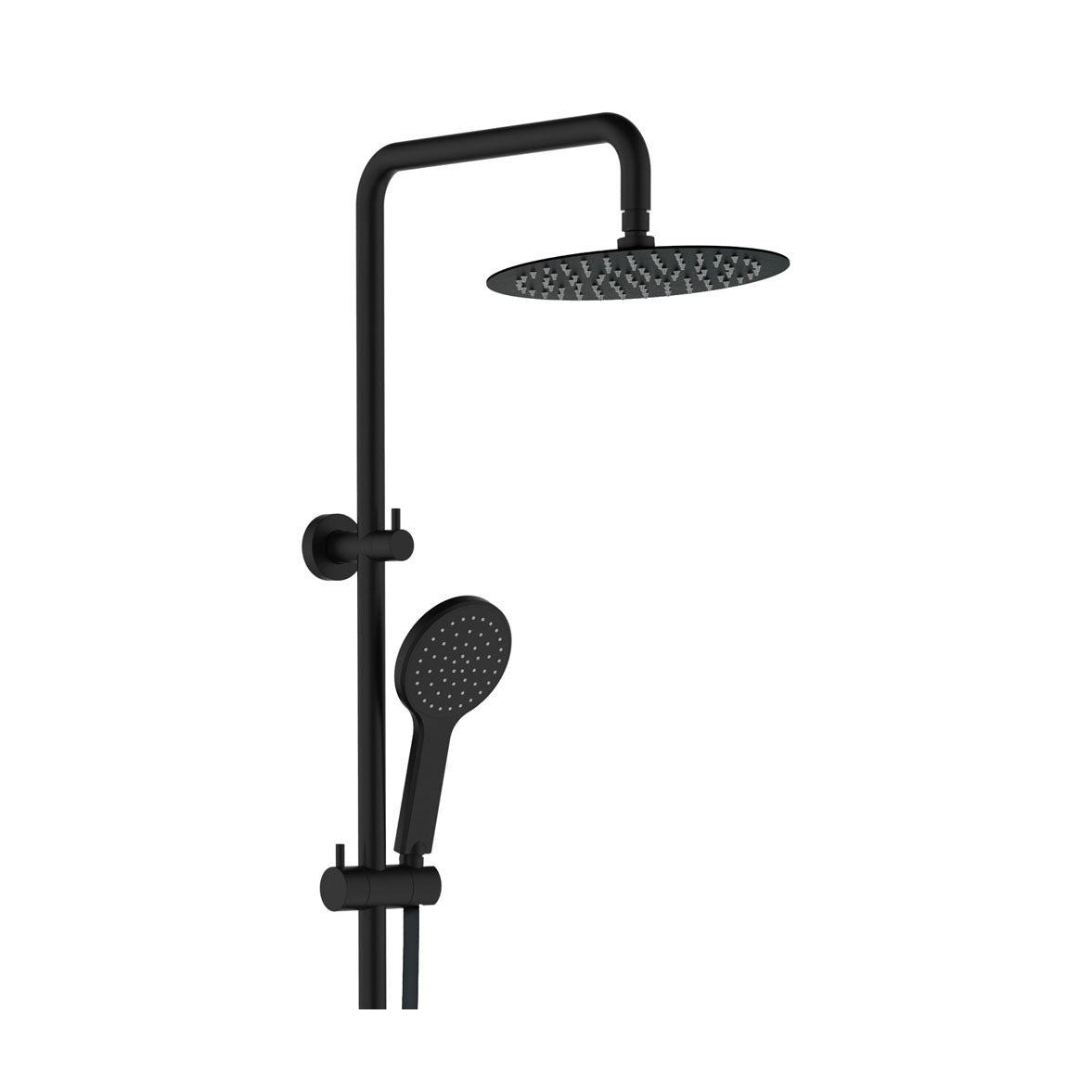 Kaya Twin Shower in Matte Black