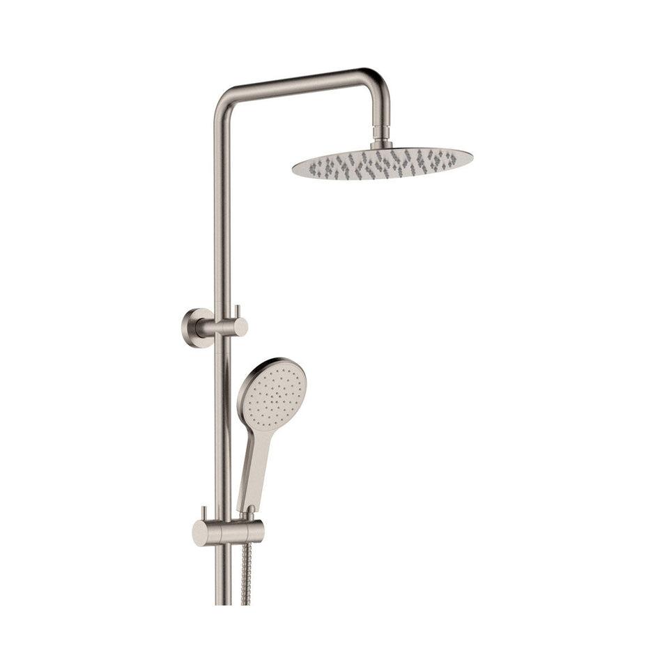 Kaya Twin Shower in Brushed Nickel