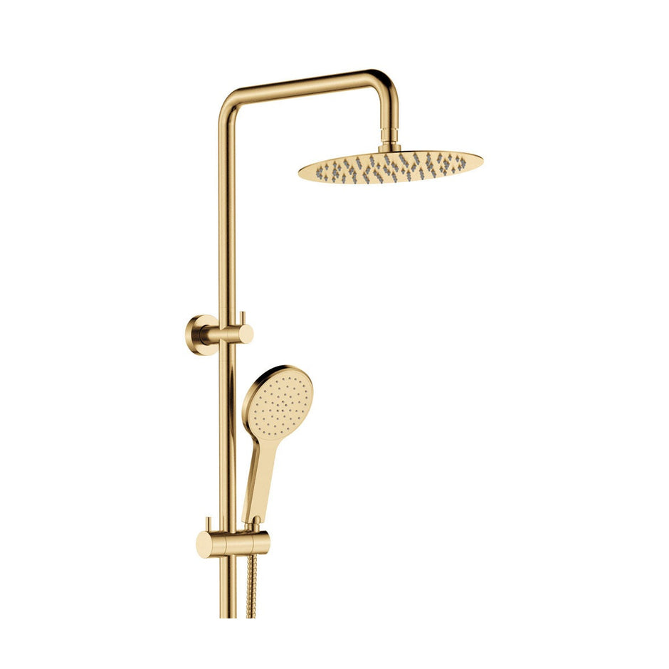 Kaya Twin Shower in Urban Brass