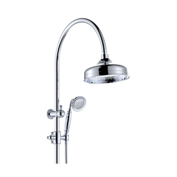 Lillian Twin Shower in Chrome