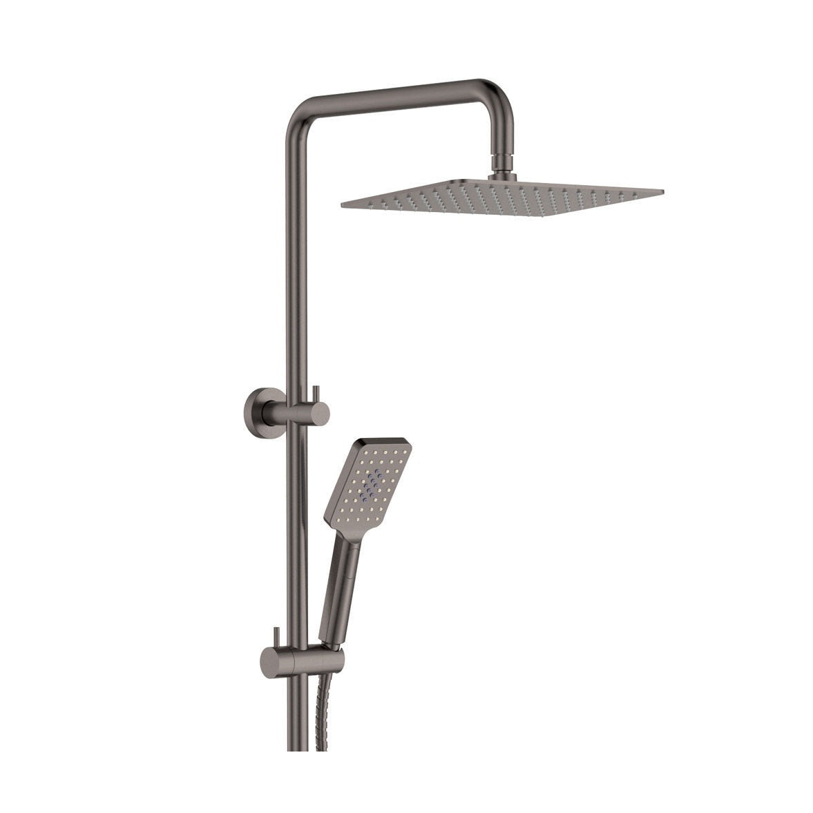 Tono Twin Shower in Gun Metal