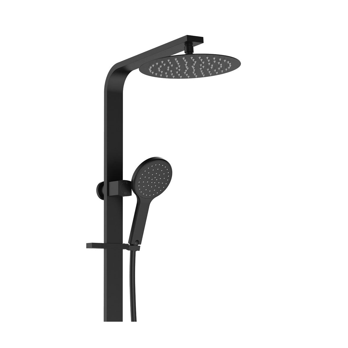 Kaya Deluxe Twin Shower in Matte Black
