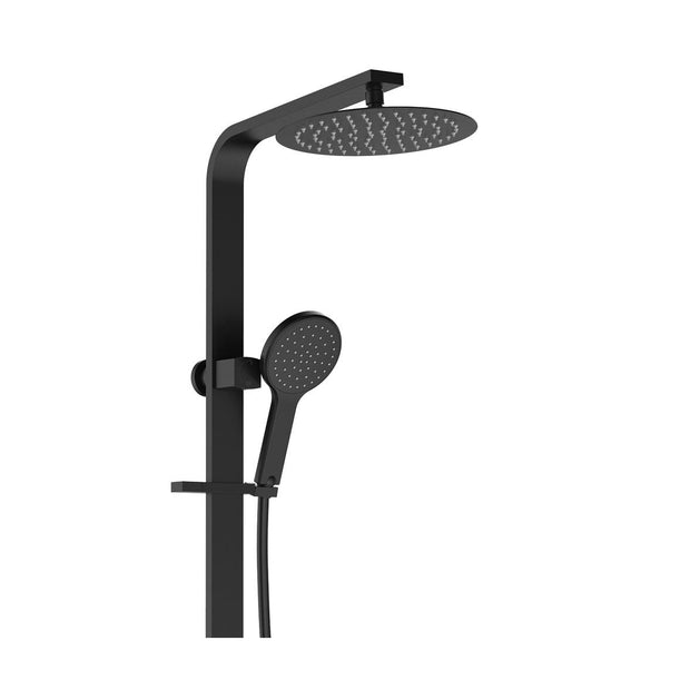 Kaya Deluxe Twin Shower in Matte Black