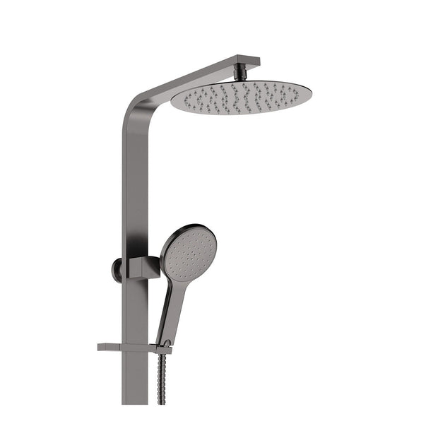 Kaya Deluxe Twin Shower in Gun Metal