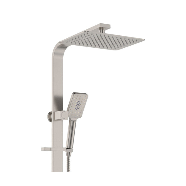 Tono Deluxe Twin Shower in Brushed Nickel