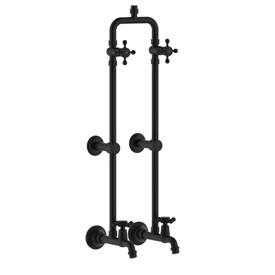 Lillian Exposed Rail Shower & Bath Set