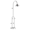 Lillian Exposed Rail Shower & Bath Set in Chrome