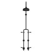 Lillian Lever Exposed Rail Shower & Bath Set