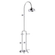 Lillian Lever Exposed Rail Shower & Bath Set in Chrome