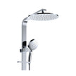 Empire Slim Deluxe Twin Shower in Chrome