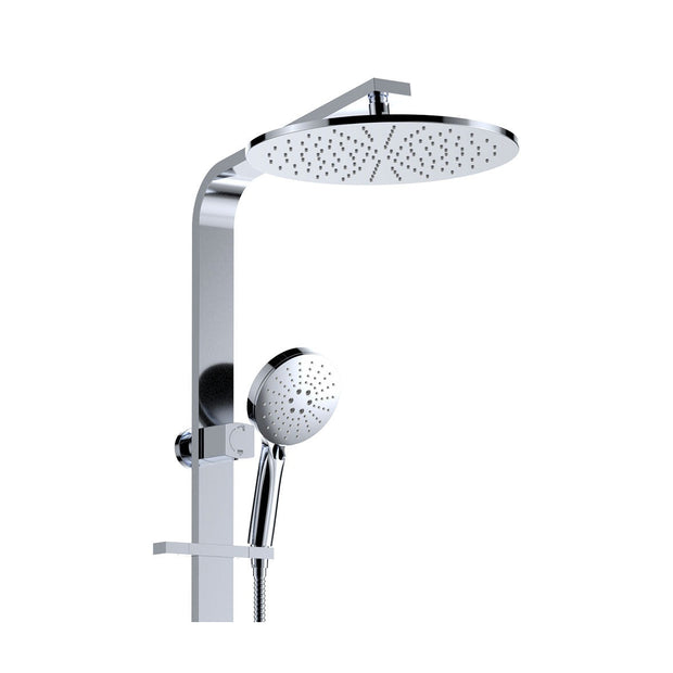 Empire Slim Deluxe Twin Shower in Chrome