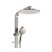 Empire Slim Deluxe Twin Shower in Brushed Nickel