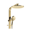 Empire Slim Deluxe Twin Shower in Urban Brass