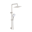 Koko Twin Shower in Brushed Nickel