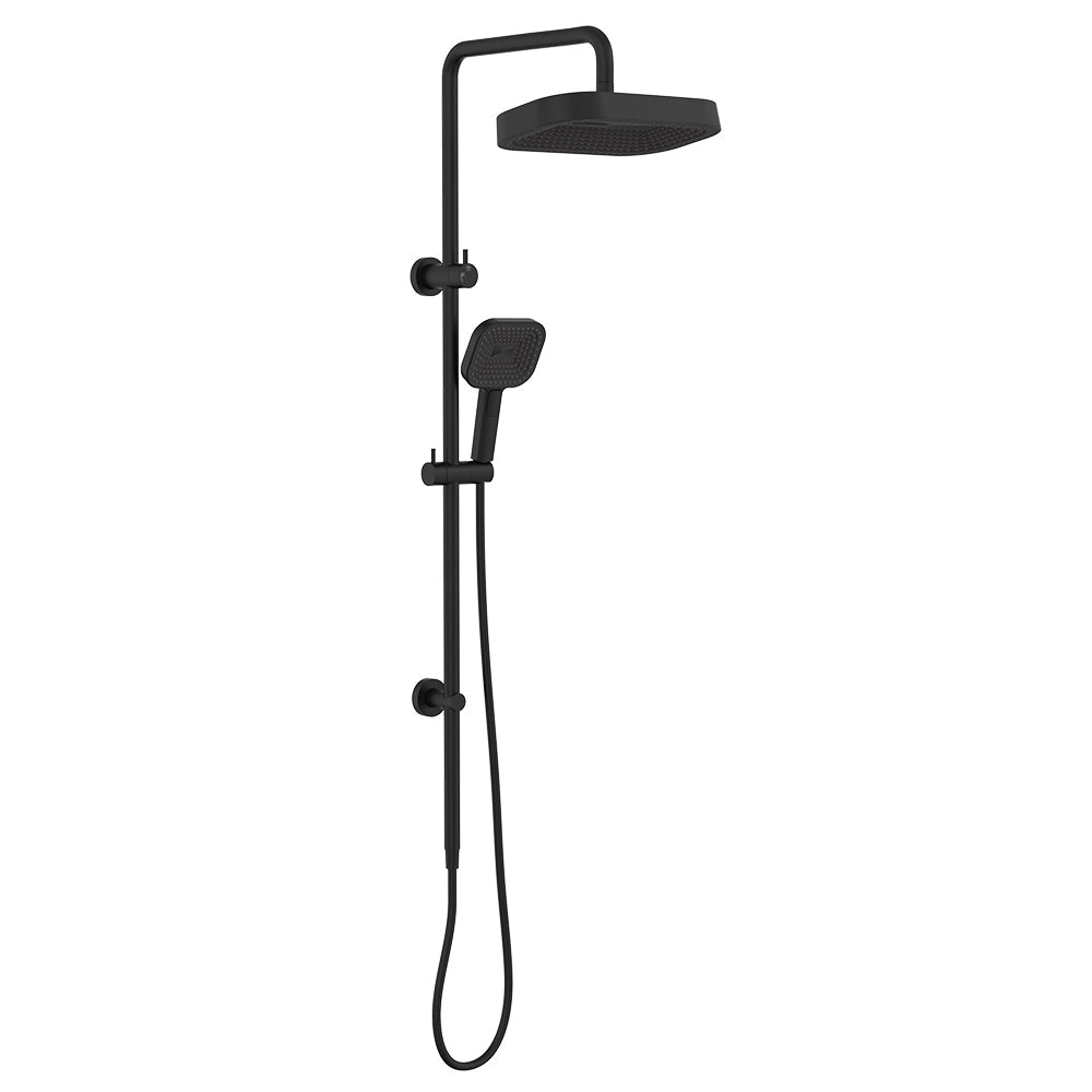Kuro Twin Shower, Soft Square Head