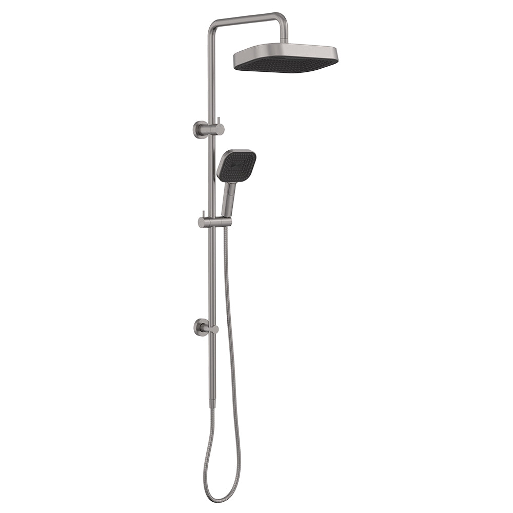 Kuro Twin Shower, Soft Square Head