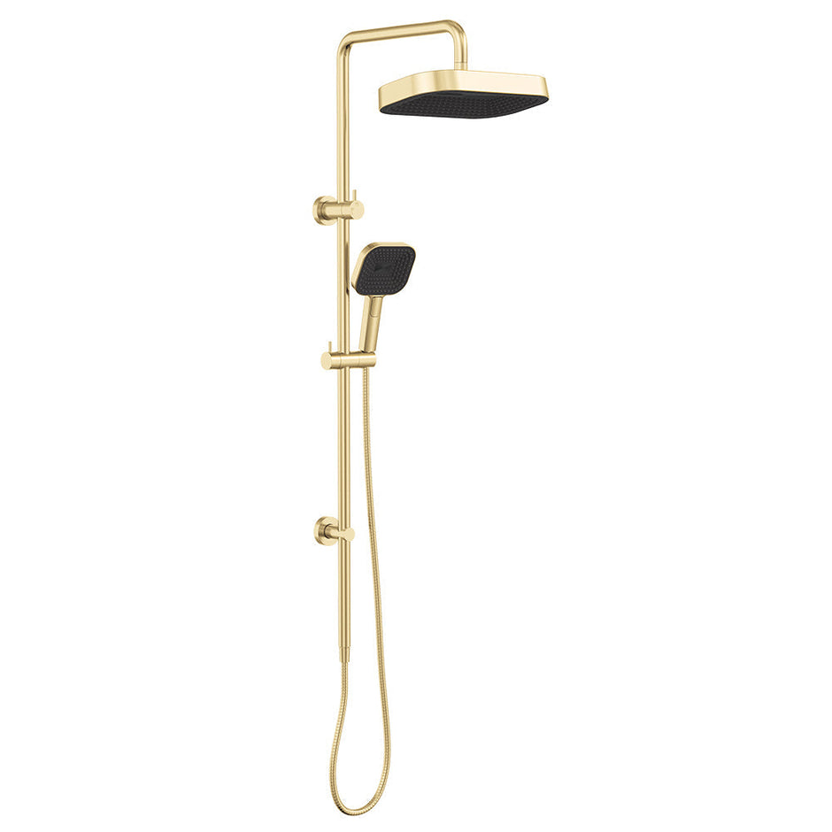 Kuro Twin Shower, Soft Square Head
