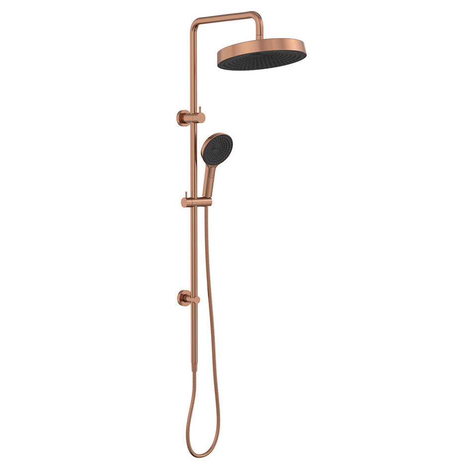 Kuro Twin Shower, Round Head