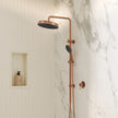 Kuro Twin Shower, Round Head