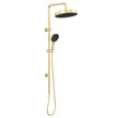 Kuro Twin Shower, Round Head