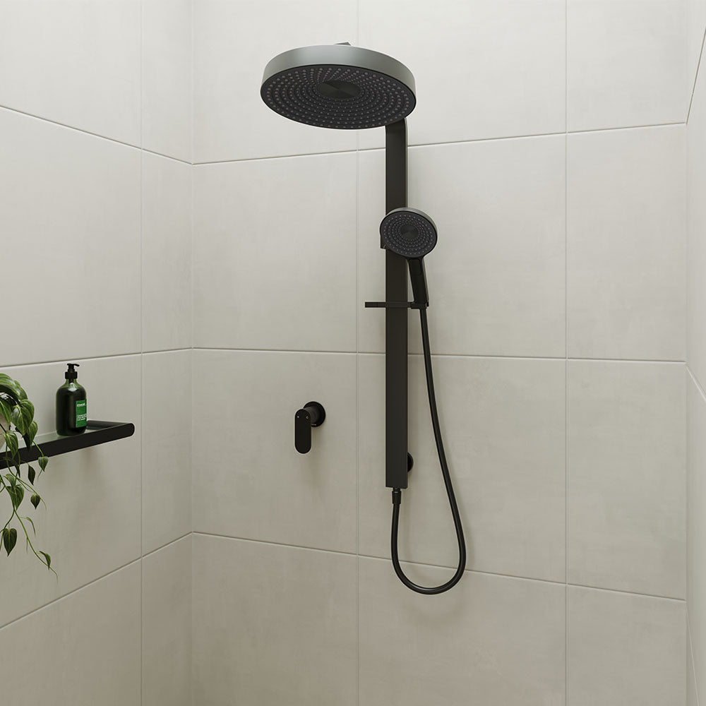 Kuro Deluxe Twin Shower Round Head
