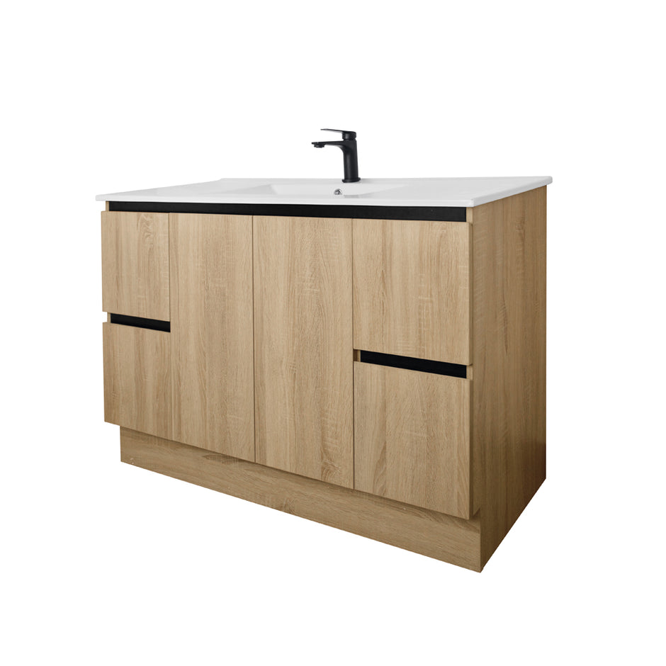 Zenmo Nutro Lux Floor Standing Vanity 1200mm Ceramic Top