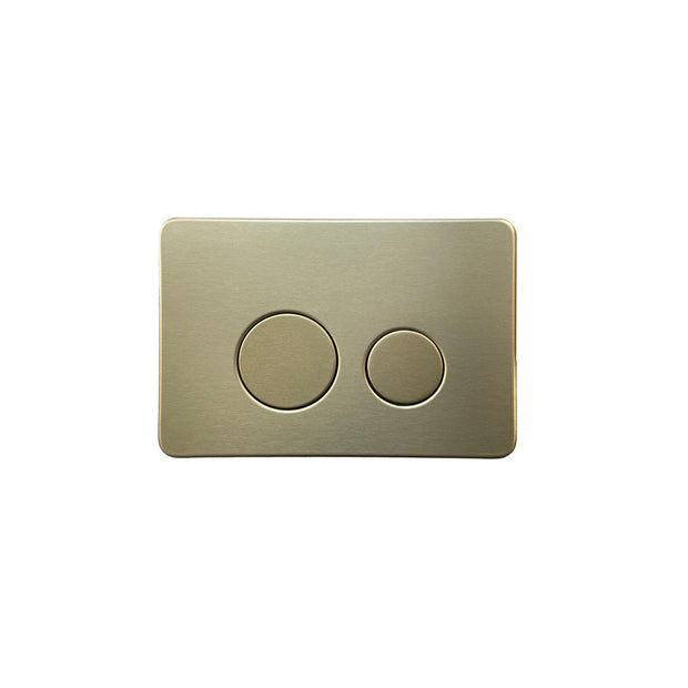 Zenmo Bravo Flush Button in Brushed Brass