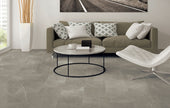 Superb Marble Pietra Fog Porcelain Tiles in a room setting