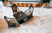 Superb Marble Statuario Superiore Porcelain Tiles in a room setting