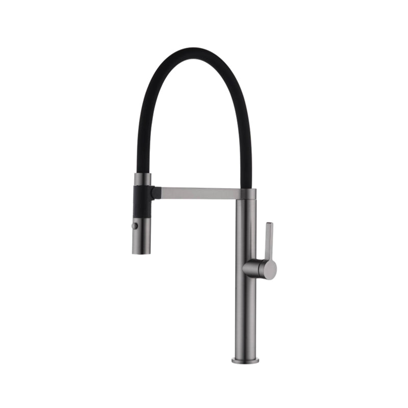 Zenmo Romeo Sink Mixer with Vegie Spray and Magnetic Holder in Gun Metal