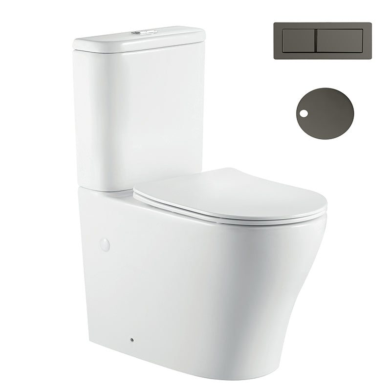 Zenmo Vivo-II Toilet Suite in Gun Metal