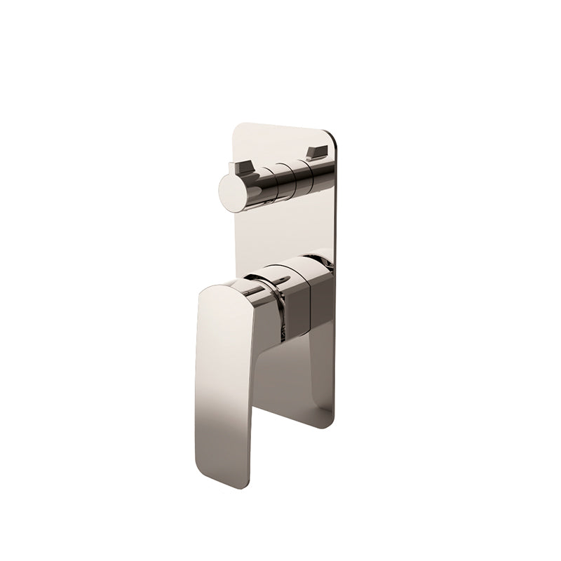 Zenmo Bravo-II Shower Mixer with Diverter in Brushed Nickel