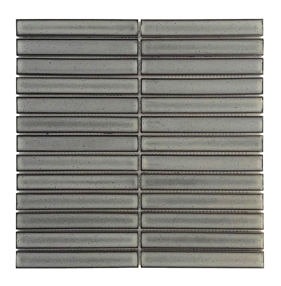 CONCAVE GREY STACK GLOSS XCST269 CHIP SIZE 20X145X8MM SHEET SIZE 299X296 - CONCAVE GREY STACK -10