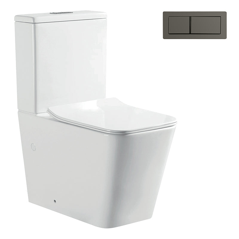 Zenmo Acqua-II Toilet Suite in Gun Metal