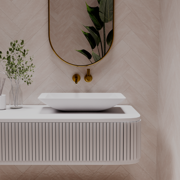 Pietra Bianca Lidia Above Counter Basin