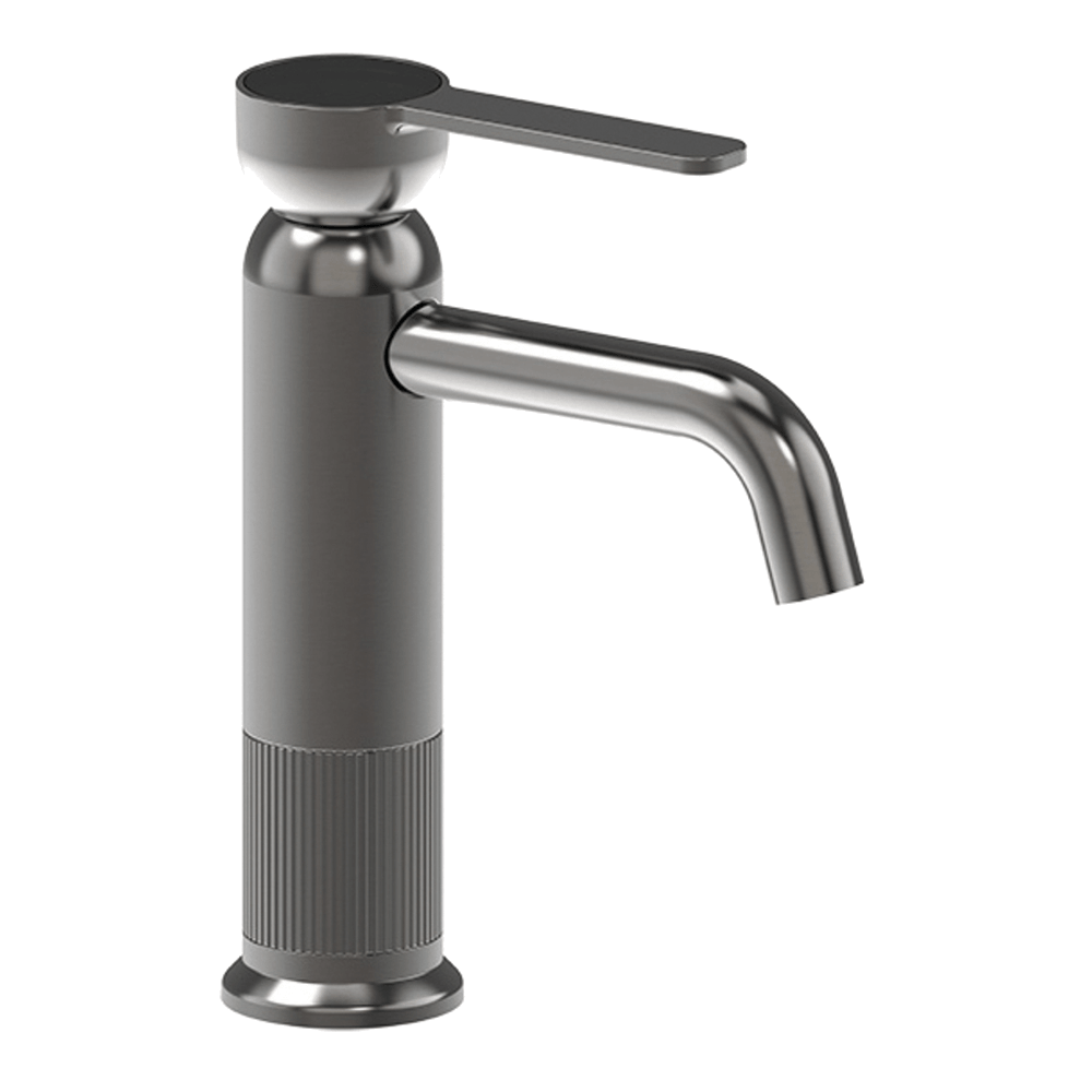 Lumiere Basin Mixer in Black Brushed Nickel