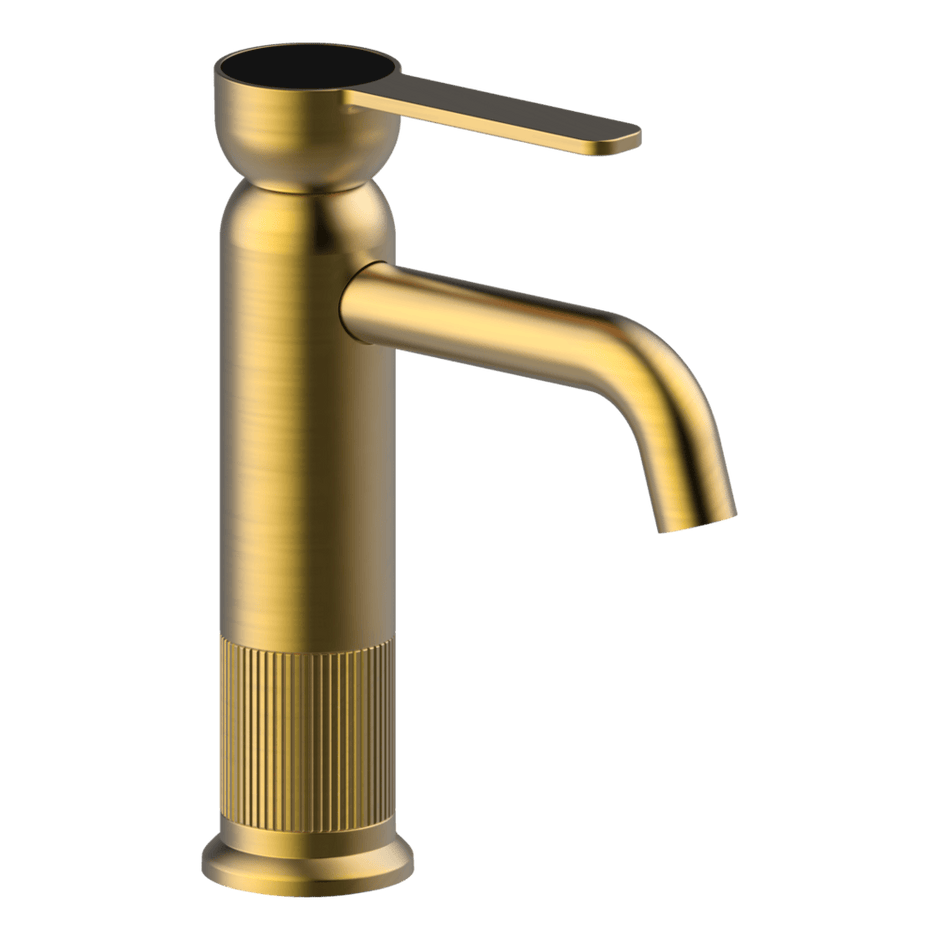 Lumiere Basin Mixer in Brushed Gold