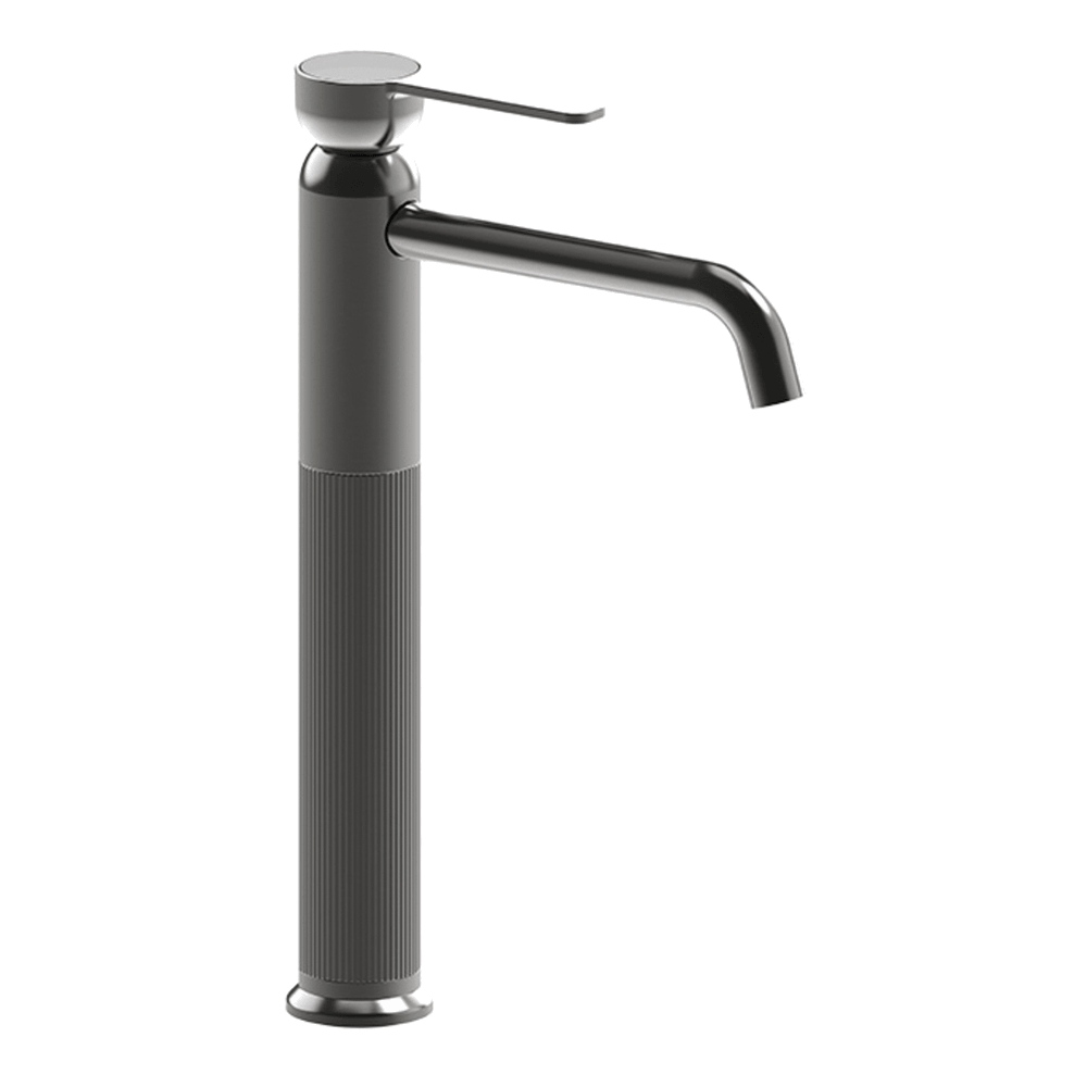 Lumiere High Basin Mixer in Black Brushed Nickel