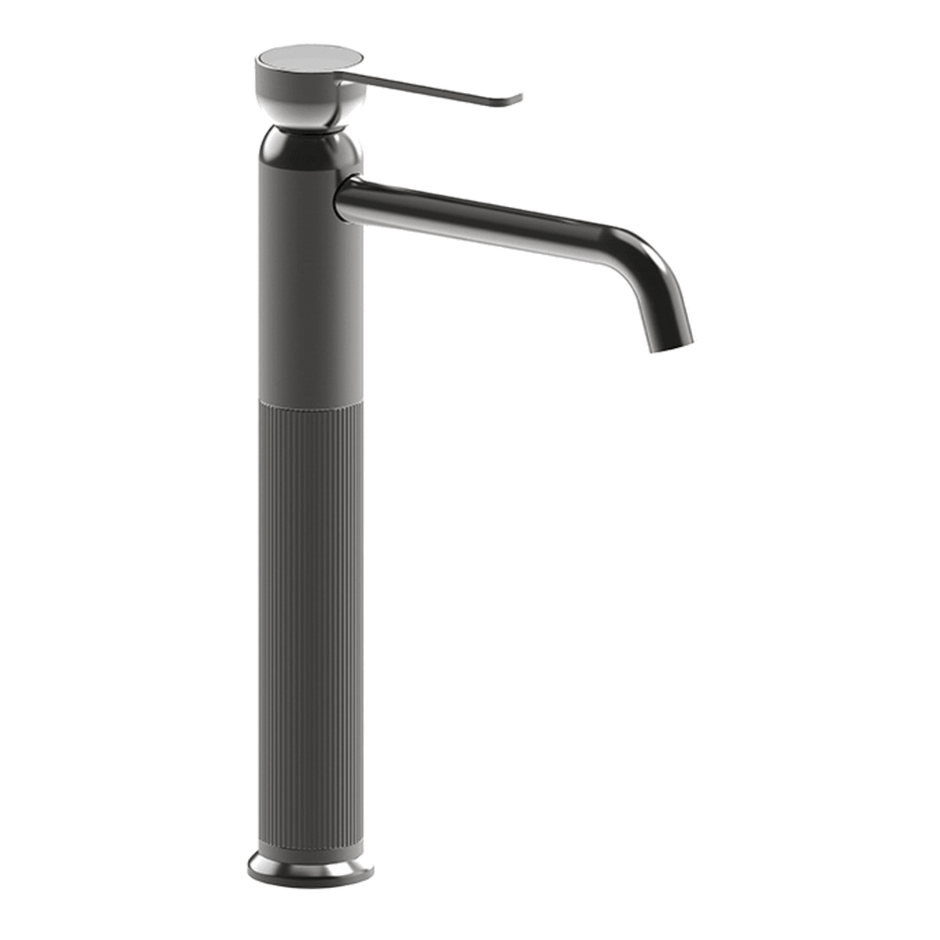 Lumiere High Basin Mixer in Black Brushed Nickel