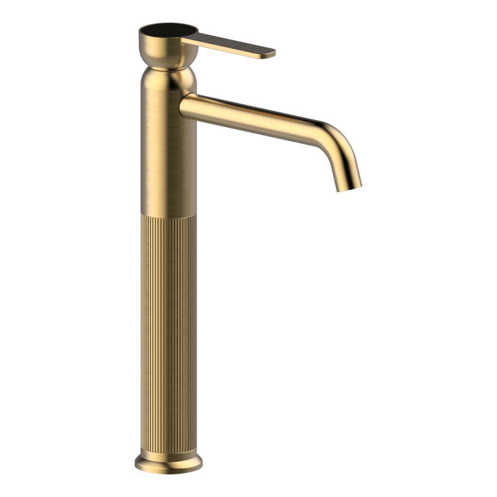Lumiere High Basin Mixer in Light Gold