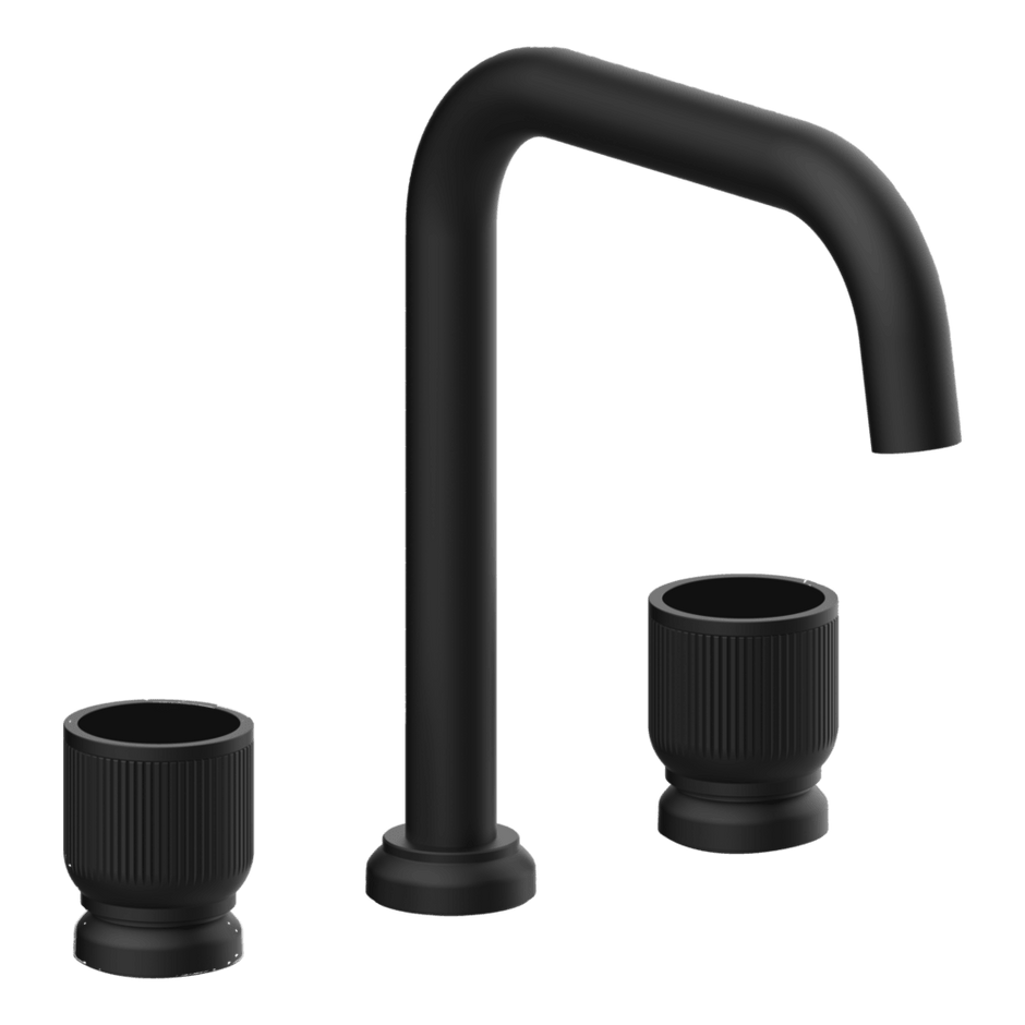 Lumiere Three Piece Basin Set in Black