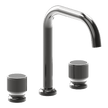 Lumiere Three Piece Basin Set in Black Brushed Nickel