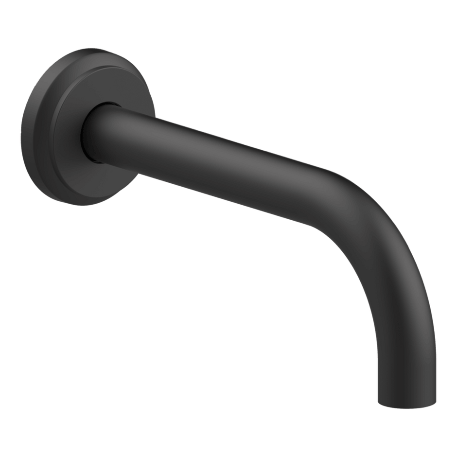 Lumiere Wall Mounted Basin Spout in Black