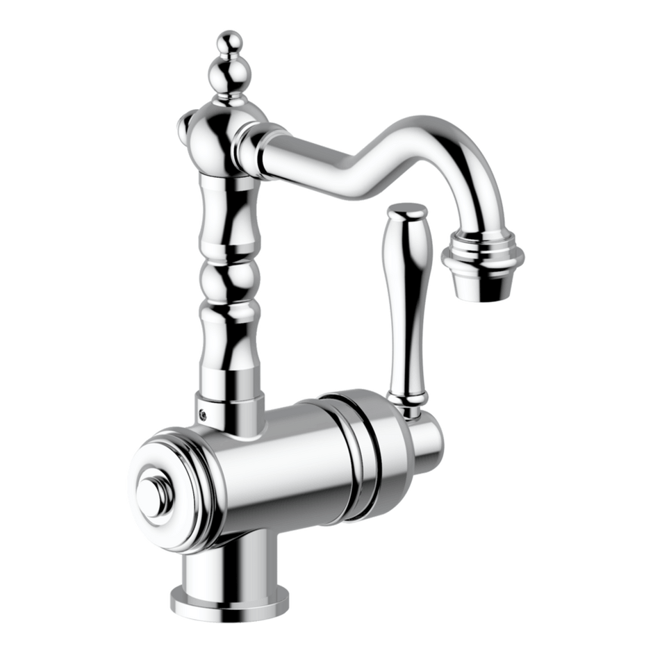Provincial Single Lever Basin Mixer in Black Brushed Nickel