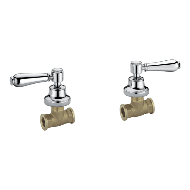 Provincial Lever Top Assemblies in Black Brushed Nickel